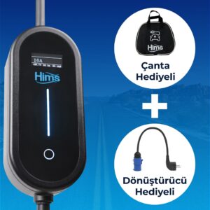Hims HCTK-7 7kW Ev Tipi Taşınabilir Elektrikli Araç Şarj Cihazı