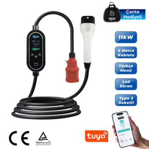 Hims HCTK-11 11kW Ev Tipi Taşınabilir Elektrikli Araç Şarj Cihazı