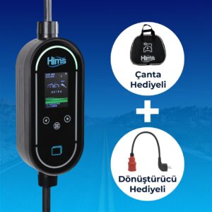 Hims HCTK-11 11kW Ev Tipi Taşınabilir Elektrikli Araç Şarj Cihazı