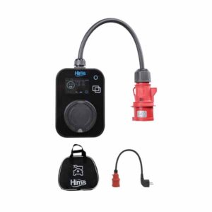 Hims HCTS-22-S 22kW Kilitli Soketli Siyah Taşınabilir Araç Şarj Cihazı
